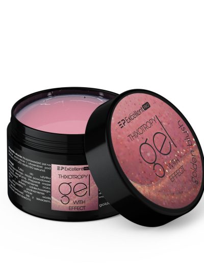 Excellent PRO Thixotropy Gel With Effect żel budujący Golden Blush 50g