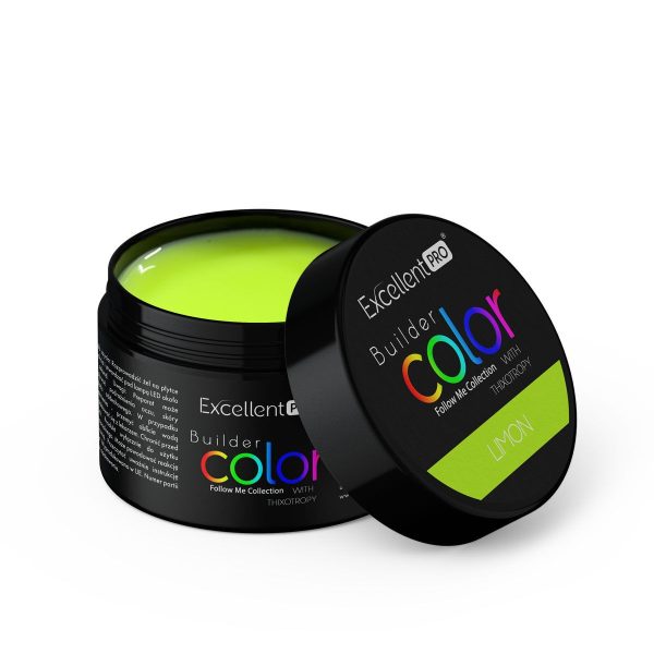 Excellent PRO Builder Color With Thixotropy żel budujący Limon 15g