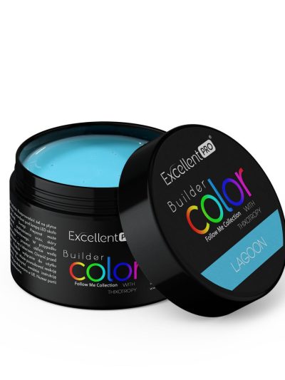 Excellent PRO Builder Color With Thixotropy żel budujący Lagoon 15g