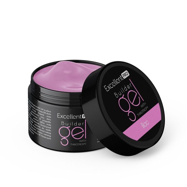 Excellent PRO Builder Gel With Thixotropy żel budujący Lilac 15g