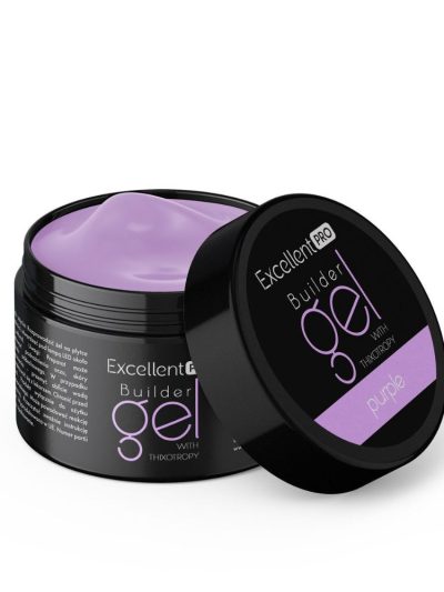 Excellent PRO Builder Gel With Thixotropy żel budujący Purple 50g