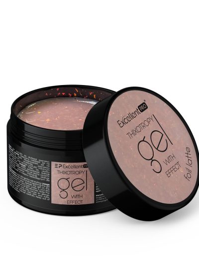 Excellent PRO Thixotropy Gel With Effect żel budujący Foil Latte 50g