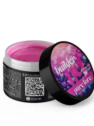 Excellent PRO Builder Gel Thixotropy With Effect żel budujący Pure Love 15g