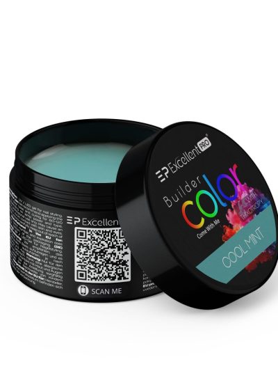 Excellent PRO Builder Color With Thixotropy Pastel żel budujący Cool Mint 15g