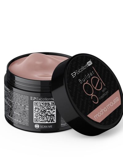 Excellent PRO Builder Gel With Thixotropy żel budujący Mocha Mousse 50g