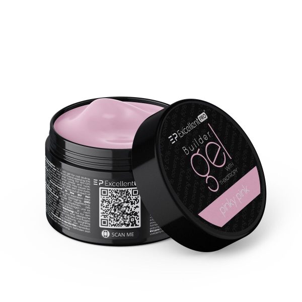 Excellent PRO Builder Gel With Thixotropy żel budujący Pinky Pink 15g