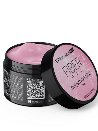 Excellent PRO Fiber Gel Polyamide Plus żel budujący Wedding Pink 15g