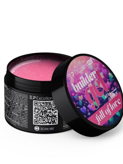 Excellent PRO Builder Gel Thixotropy With Effect żel budujący Full Of Love 50g