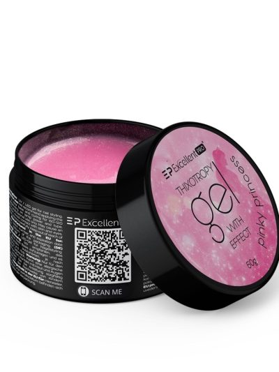 Excellent PRO Thixotropy Gel With Effect żel budujący Pinky Princess 50g