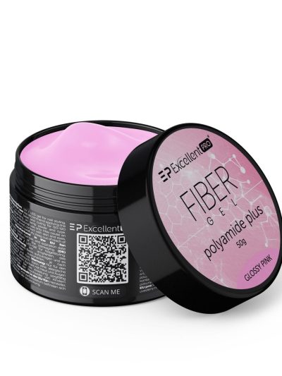 Excellent PRO Fiber Gel Polyamide Plus żel budujący Glossy Pink 50g