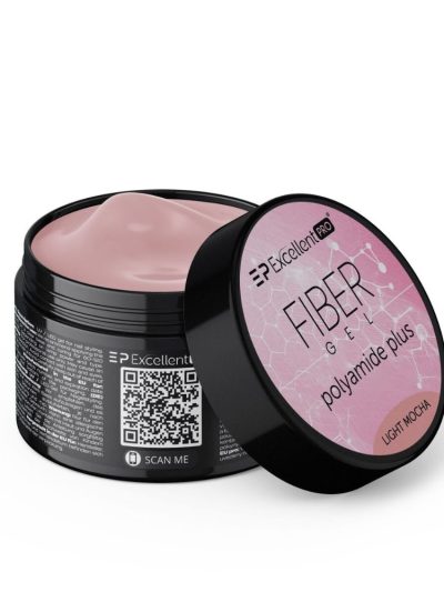 Excellent PRO Fiber Gel Polyamide Plus żel budujący Light Mocha 50g