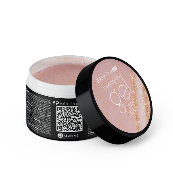 Excellent PRO Thixotropy Gel With Effect żel budujący Creame Brule 15g