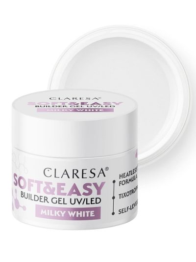 Claresa Soft&Easy Builder Gel żel budujący Milky White 12g