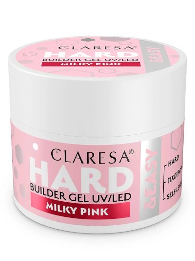 Claresa Hard&Easy Builder Gel żel budujący Milky Pink 45g