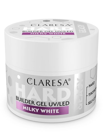 Claresa Hard&Easy Builder Gel żel budujący Milky White 45g