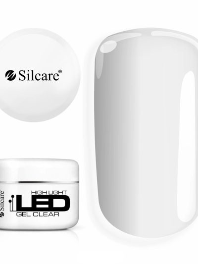 Silcare High Light LED Gel Clear średniogęsty jednofazowy żel do paznokci 100g