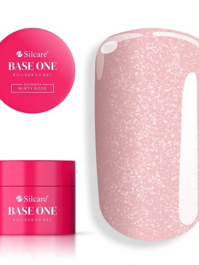 Silcare Base One Shimmer Misty Rose żel budujący do paznokci 15g