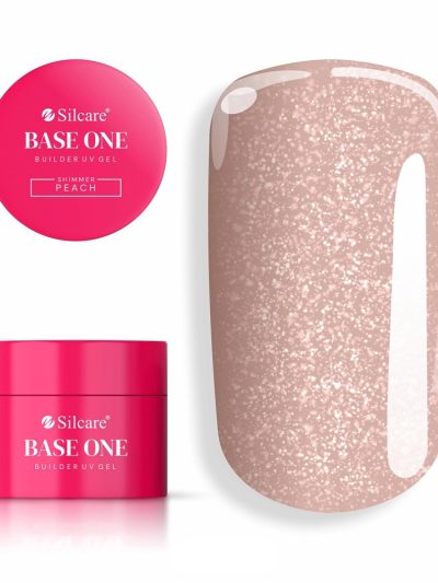 Silcare Base One Shimmer Peach żel budujący do paznokci 50g