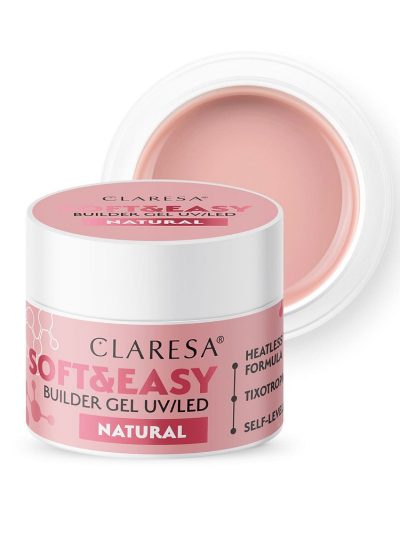 Claresa Soft&Easy Builder Gel żel budujący Natural 12g
