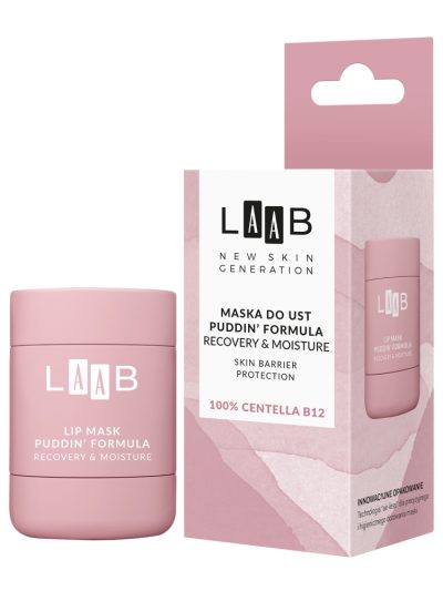 LAAB maska do ust puddin' formula Recovery & Moisture 15g