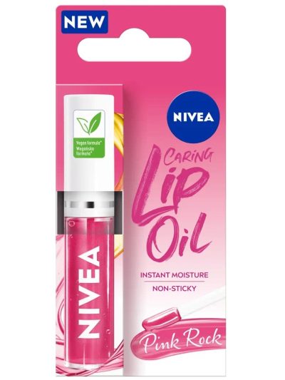 Nivea Caring Lip Oil pielęgnujący olejek do ust Pink Rock 5.5ml