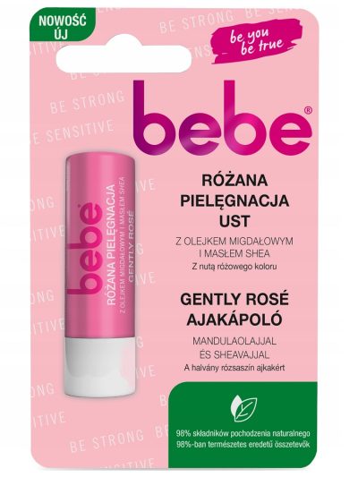 Bebe Young Care pielęgnacyjna szminka do ust Różana 4.9g