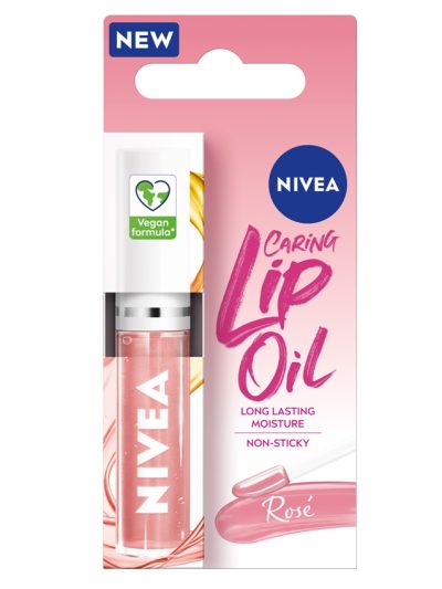 Nivea Caring Lip Oil pielęgnujący olejek do ust Rose 5.5ml