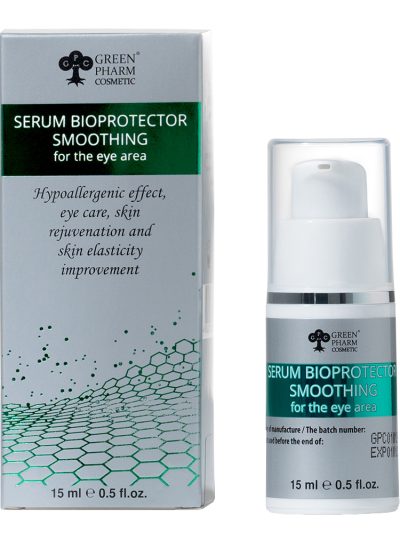 Green Pharm Cosmetic Serum bio-protektor wygładzające do okolicy wokół oczu 15ml