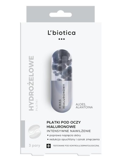 L'biotica Płatki pod oczy intensywnie nawilżające 3 pary
