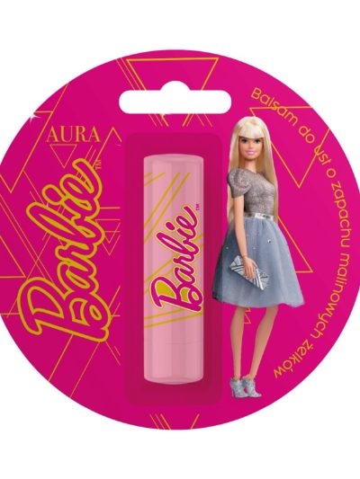 Aura Barbie balsam do ust Malinowe Żelki 3.8g