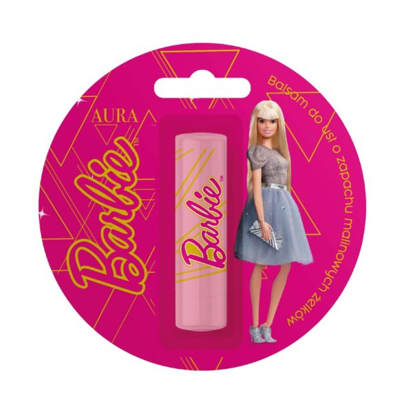 Aura Barbie balsam do ust Malinowe Żelki 3.8g