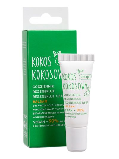 Ziaja Kokos Kokosowy regenerujący balsam do ust 10ml