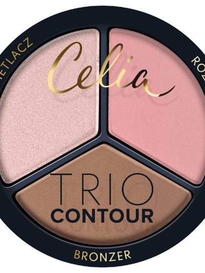 Celia Trio Contour zestaw do konturowania twarzy w pudrze 03