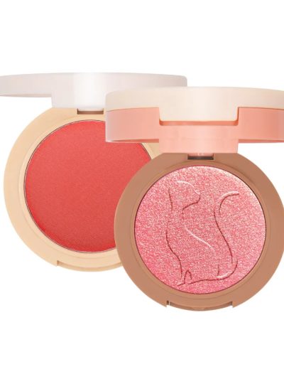 J.Cat Beauty 2 in 1 Piece Of Cake Blush + Highlighter róż i rozświetlacz 105 One In A Melon! 12.1g