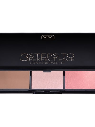 Wibo 3 Steps To Perfect Face Contour Palette paleta do konturowania twarzy Light 10g
