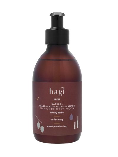 Hagi Naturalny szampon do brody i wąsów Whisky Barber 300ml