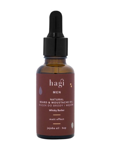 Hagi Naturalny olejek do brody i wąsów Whisky Barber 30ml