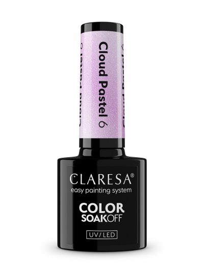 Claresa Color Soak Off UV/LED Cloud Pastel lakier hybrydowy 6 5g