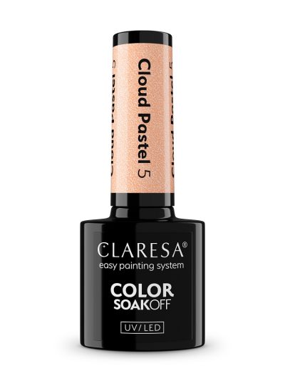 Claresa Color Soak Off UV/LED Cloud Pastel lakier hybrydowy 5 5g