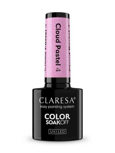 Claresa Color Soak Off UV/LED Cloud Pastel lakier hybrydowy 4 5g