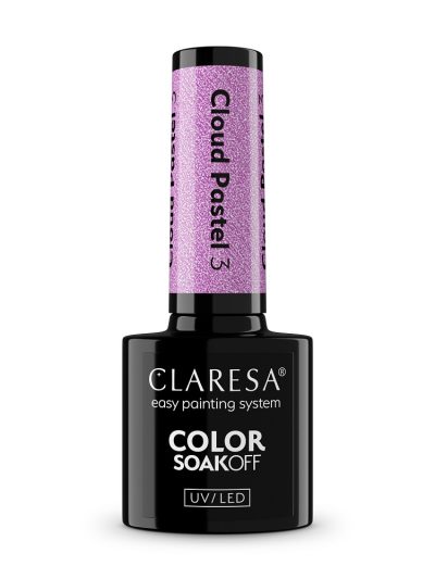 Claresa Color Soak Off UV/LED Cloud Pastel lakier hybrydowy 3 5g