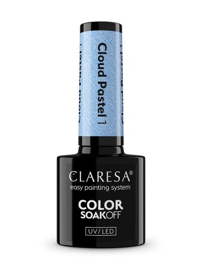 Claresa Color Soak Off UV/LED Cloud Pastel lakier hybrydowy 1 5g