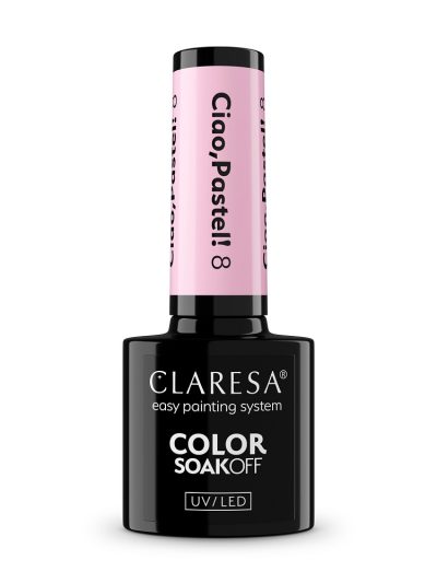 Claresa Color Soak Off UV/LED Ciao Pastel! lakier hybrydowy 8 5g