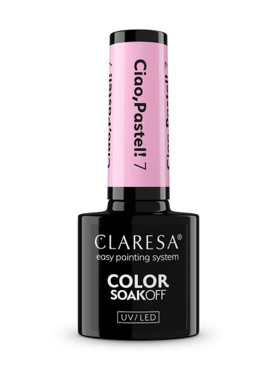 Claresa Color Soak Off UV/LED Ciao Pastel! lakier hybrydowy 7 5g