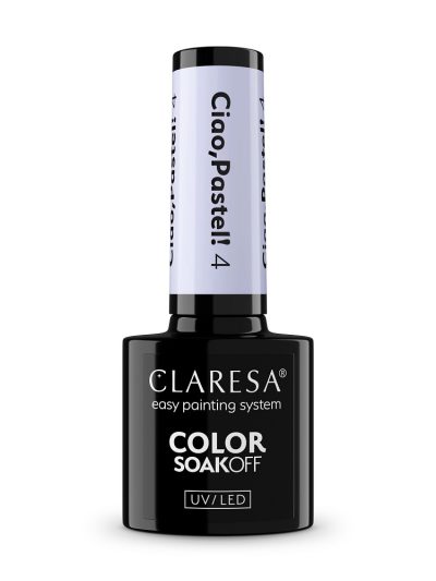 Claresa Color Soak Off UV/LED Ciao Pastel! lakier hybrydowy 4 5g