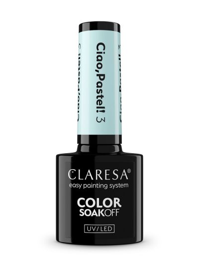 Claresa Color Soak Off UV/LED Ciao Pastel! lakier hybrydowy 3 5g