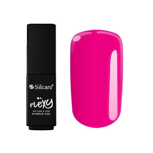Silcare Flexy Hybrid Gel Pink lakier hybrydowy 1 Magenta 4.5g