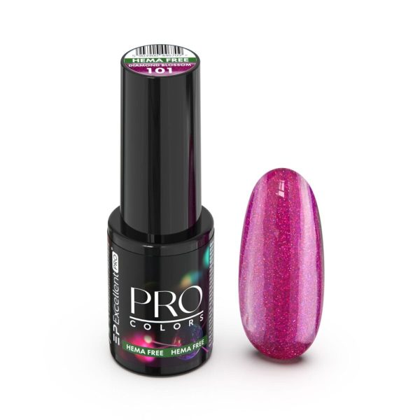 Excellent PRO Pro Colors Hema Free lakier hybrydowy 101 Diamond Blossom 7g