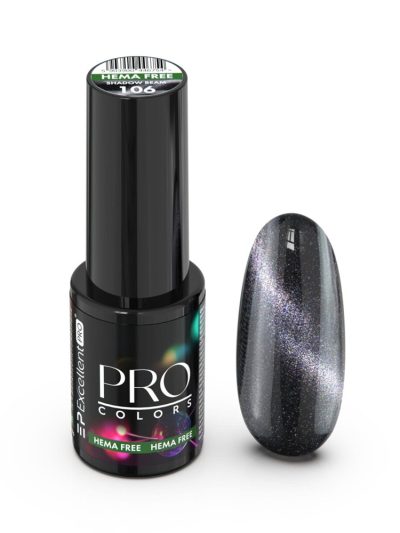 Excellent PRO Pro Colors Hema Free CatEye lakier hybrydowy 106 Shadow Beam 7g