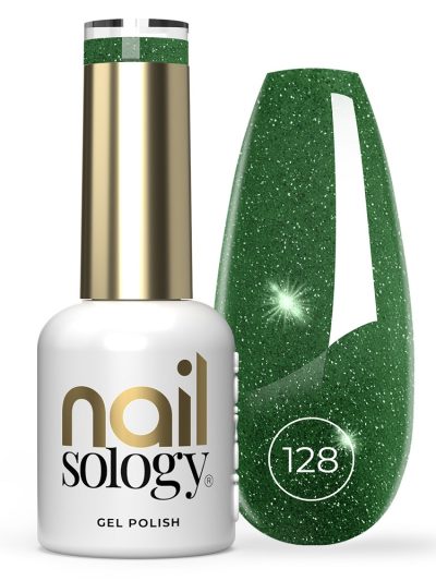Clavier Nailsology lakier hybrydowy z brokatem 128 Green Twilight 8ml